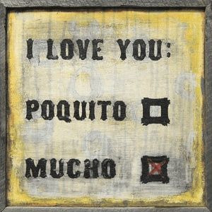 Sugarboo Designs - I love you Mucho - Wooden Art